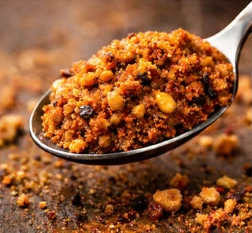 Solapuri Shenga (Peanut) Chutney | Solapuri Erdnuss-Chutney