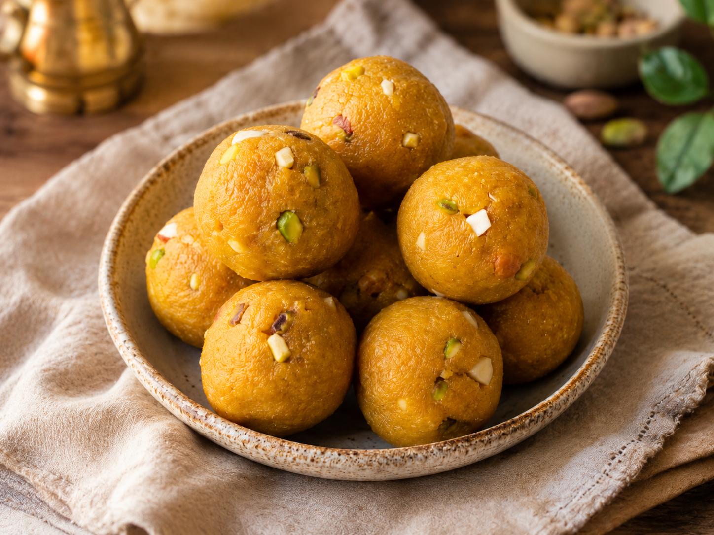 Besan Laddu -  Traditional Indian sweet