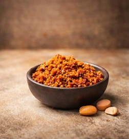 Solapuri Shenga (Peanut) Chutney | Solapuri Erdnuss-Chutney
